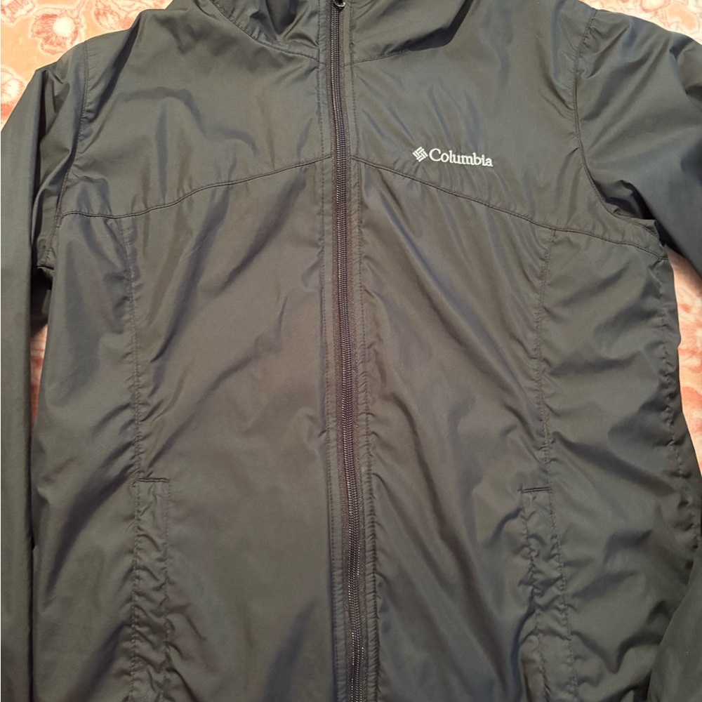 Columbia Black Windbreaker Jacket
